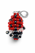 Handbeaded ladybird charm