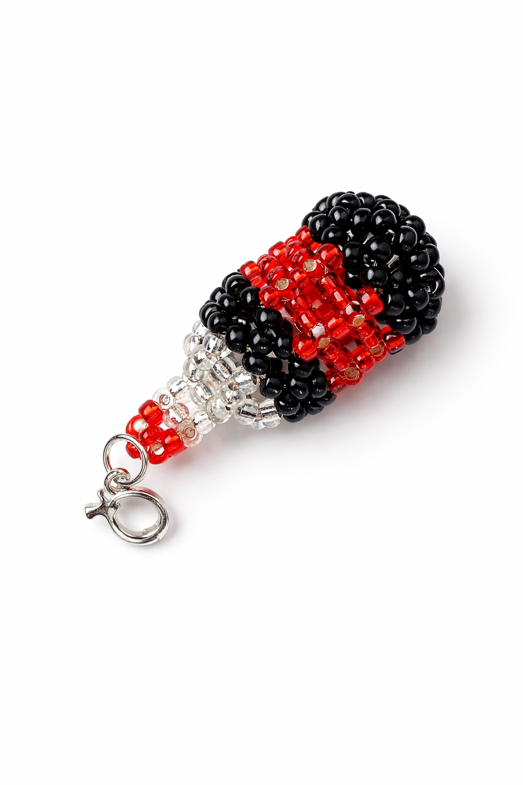 Handbeaded soft drink charm
