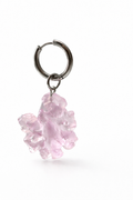 Nutty pastel pink earring - large