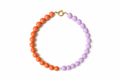 Necklace - two tone pearl
